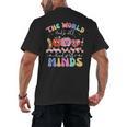 The World Needs All Kinds Of Minds Special Education Teacher Men's Back Print T-Shirt, trending gift