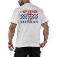 2nd Grade Batter Up Back To School Baseball Teacher Kids Men's Back Print T-Shirt, trending gift