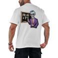 67 Math Teacher Meme Brainrot Six Seven Halloween Equation Men's Back Print T-Shirt, trending gift