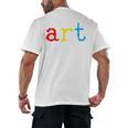 Art Teacher Artists Men's Back Print T-Shirt, trending gift Art Teacher Artists Men's Back Print T-Shirt, trending gift