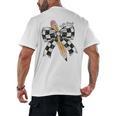 Back To School Hello Fifth Grade Teacher Coquette Pencil Bow Men's Back Print T-Shirt, trending gift Back To School Hello Fifth Grade Teacher Coquette Pencil Bow Men's Back Print T-Shirt, trending gift