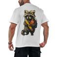 Back To School Raccoon Teachers Student Kids Men's Back Print T-Shirt, trending gift Back To School Raccoon Teachers Student Kids Men's Back Print T-Shirt, trending gift