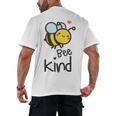 Bee Kind Bumble Bee Anti Bullying Teacher Kindness Matters Men's Back Print T-Shirt, trending gift Bee Kind Bumble Bee Anti Bullying Teacher Kindness Matters Men's Back Print T-Shirt, trending gift