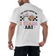 You Can't Scare Me I Teach Art Retro Teacher Ghost Halloween Men's Back Print T-Shirt, trending gift You Can't Scare Me I Teach Art Retro Teacher Ghost Halloween Men's Back Print T-Shirt, trending gift