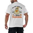 You Can't Scare Me I Teach Preschool Teacher Halloween Ghost Men Women Men's Back Print T-Shirt, trending gift You Can't Scare Me I Teach Preschool Teacher Halloween Ghost Men Women Men's Back Print T-Shirt, trending gift