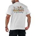 Christian Teacher Teaching Is My Ministry Faith Bible Verse Men's Back Print T-Shirt, trending gift