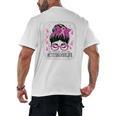 CTE Teacher In October We Wear Pink Breast Cancer Awareness Men's Back Print T-Shirt, trending gift CTE Teacher In October We Wear Pink Breast Cancer Awareness Men's Back Print T-Shirt, trending gift