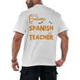 I Don't Need A Costume I'm A Spanish Teacher Halloween Men's Back Print T-Shirt, trending gift I Don't Need A Costume I'm A Spanish Teacher Halloween Men's Back Print T-Shirt, trending gift