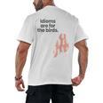 English Teachers Idiom Joke Grammar Police Literature Lovers Men Women Girls Kids Men's Back Print T-Shirt, trending gift English Teachers Idiom Joke Grammar Police Literature Lovers Men Women Girls Kids Men's Back Print T-Shirt, trending gift