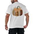 Fall Book Pumpkin Halloween Teacher Librarian Thanksgiving Men's Back Print T-Shirt, trending gift Fall Book Pumpkin Halloween Teacher Librarian Thanksgiving Men's Back Print T-Shirt, trending gift