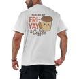 Friyay Teacher Coffee Friday School Cute Fri Yay Men's Back Print T-Shirt, trending gift