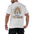 Future Teacher Boho Rainbow Leopard New Grad Student Men's Back Print T-Shirt, trending gift Future Teacher Boho Rainbow Leopard New Grad Student Men's Back Print T-Shirt, trending gift