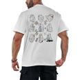 Ghost Science Teacher Chemistry Laboratory Halloween Costume Men's Back Print T-Shirt, trending gift