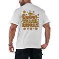 Groovy Coffee Teach Repeat Retro Teacher Men's Back Print T-Shirt, trending gift