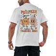 Groovy Pumpkin Spice Makes Teacher Nice Fall Thanksgiving Men's Back Print T-Shirt, trending gift Groovy Pumpkin Spice Makes Teacher Nice Fall Thanksgiving Men's Back Print T-Shirt, trending gift