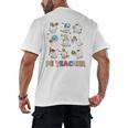 Halloween PE Teacher Spooky Physical Education Teacher Men's Back Print T-Shirt, trending gift Halloween PE Teacher Spooky Physical Education Teacher Men's Back Print T-Shirt, trending gift