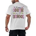Happy 100th Day Of School Leopard Print Teacher Student Kids Men's Back Print T-Shirt, trending gift