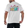 Infant Teacher Floral First Day Back To School Teaching Men's Back Print T-Shirt, trending gift