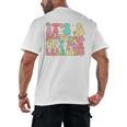 It's Beautiful Day For Learning Retro Teacher Students Women Men's Back Print T-Shirt, trending gift
