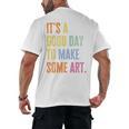 It's A Good Day To Make Art Artist Teacher Painter Men's Back Print T-Shirt, trending gift