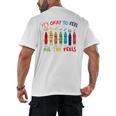 Its Okay To Feel All The Feels Mood Color Crayons Teacher Men's Back Print T-Shirt, trending gift Its Okay To Feel All The Feels Mood Color Crayons Teacher Men's Back Print T-Shirt, trending gift