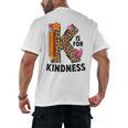 K Is For Kindness Unity Day Teacher Kids Men's Back Print T-Shirt, trending gift