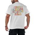 In My Kindergarten Era Retro Back To School Teacher Student Men's Back Print T-Shirt, trending gift In My Kindergarten Era Retro Back To School Teacher Student Men's Back Print T-Shirt, trending gift