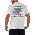 Little Miss Stem Teacher Men's Back Print T-Shirt, trending gift Little Miss Stem Teacher Men's Back Print T-Shirt, trending gift