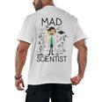 Mad Scientist Shirt Kids Boys Youth Science Teacher Men's Back Print T-Shirt, trending gift