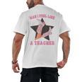 Man I Feel Like A Teacher Retro Western Country Cowgirl Men's Back Print T-Shirt, trending gift