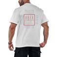 Math Teacher Area Perimeter Cool Math Math Teacher Men's Back Print T-Shirt, trending gift