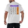 Math Teacher Halloween Costume Calculator Math Pun Men's Back Print T-Shirt, trending gift Math Teacher Halloween Costume Calculator Math Pun Men's Back Print T-Shirt, trending gift