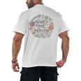 Motivational Progress Over Perfection Back To School Teacher Men's Back Print T-Shirt, trending gift