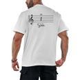 Music Notes Shirt Shh Quarter Fermata Teacher Men's Back Print T-Shirt, trending gift