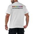 Music Teacher Hearts Music Teaching Men's Back Print T-Shirt, trending gift