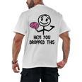 Nerdy Hey You Dropped This Brain Math Teacher Men's Back Print T-Shirt, trending gift Nerdy Hey You Dropped This Brain Math Teacher Men's Back Print T-Shirt, trending gift