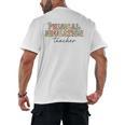 PE Teacher Back To School Physical Education Teacher Men's Back Print T-Shirt, trending gift PE Teacher Back To School Physical Education Teacher Men's Back Print T-Shirt, trending gift