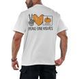 Peace Love Visuals Sped Teacher Pumpkin Skeleton Halloween Men's Back Print T-Shirt, trending gift Peace Love Visuals Sped Teacher Pumpkin Skeleton Halloween Men's Back Print T-Shirt, trending gift