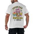 Phonemes Graphemes Caffeine Back To School Reading Teacher Men's Back Print T-Shirt, trending gift