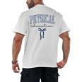 Physical Education PE Teacher PHYS Ed Student Graduation Men's Back Print T-Shirt, trending gift Physical Education PE Teacher PHYS Ed Student Graduation Men's Back Print T-Shirt, trending gift