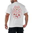 Preschool Pre-K Is My Jam Strawberry Girl Teacher Kids Men's Back Print T-Shirt, trending gift Preschool Pre-K Is My Jam Strawberry Girl Teacher Kids Men's Back Print T-Shirt, trending gift
