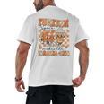 Pumpkin Spice Makes The Teacher Nice Teacher Graduation Men's Back Print T-Shirt, trending gift