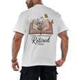 Retired 2025 A New Chapter Begins Retirement Teacher Book Men's Back Print T-Shirt, trending gift Retired 2025 A New Chapter Begins Retirement Teacher Book Men's Back Print T-Shirt, trending gift