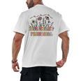 Retro Floral Assistant Principal Shirt For Teachers Day Men's Back Print T-Shirt, trending gift Retro Floral Assistant Principal Shirt For Teachers Day Men's Back Print T-Shirt, trending gift