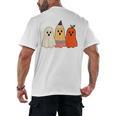 Retro Pencil Ghost Boo Spooky Teacher Halloween Costume Men's Back Print T-Shirt, trending gift Retro Pencil Ghost Boo Spooky Teacher Halloween Costume Men's Back Print T-Shirt, trending gift