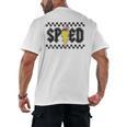 Retro SPED Teacher Pencil Lightning Bolt Back To School Men's Back Print T-Shirt, trending gift Retro SPED Teacher Pencil Lightning Bolt Back To School Men's Back Print T-Shirt, trending gift