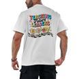 Retro Teaching Future Leaders Groovy Teacher Back To School Men's Back Print T-Shirt, trending gift Retro Teaching Future Leaders Groovy Teacher Back To School Men's Back Print T-Shirt, trending gift