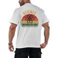 Science Like Magic But Real Science Teacher Graphics Geek Men's Back Print T-Shirt, trending gift