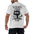 Science Teacher Appreciation Merch -Adults -Youth Grey Classic Fit Modern Science Theme Cartoon Men's Back Print T-Shirt, trending gift Science Teacher Appreciation Merch -Adults -Youth Grey Classic Fit Modern Science Theme Cartoon Men's Back Print T-Shirt, trending gift