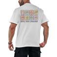 Basic Sign Language Speech Pathology Aac Sped Teacher Men's Back Print T-Shirt, trending gift Basic Sign Language Speech Pathology Aac Sped Teacher Men's Back Print T-Shirt, trending gift